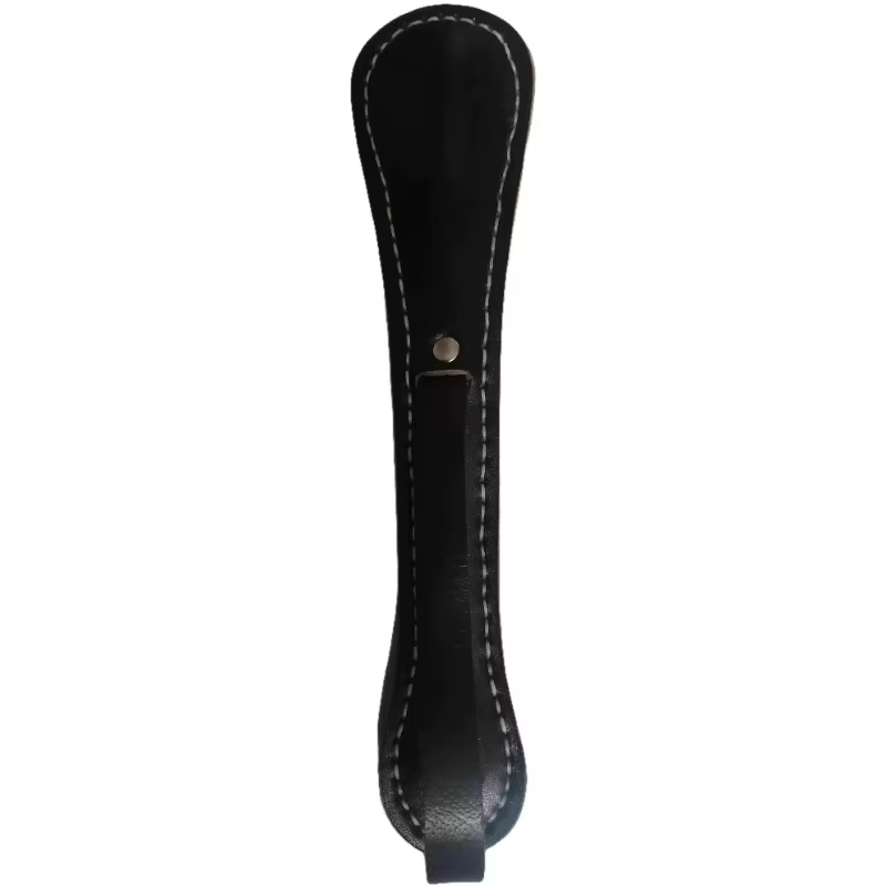 Clapper cuero para defensa con bloque de plomo cosido a mano sólido - imagen 2