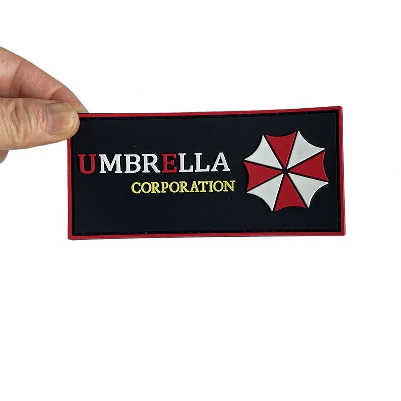 Parche táctico PVC Umbrella Corporation con peligro biológico - imagen 2