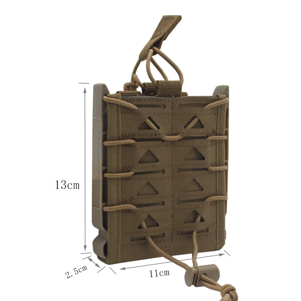 VULPO Bolsa táctica MOLLE rifle M14 corte láser - imagen 2