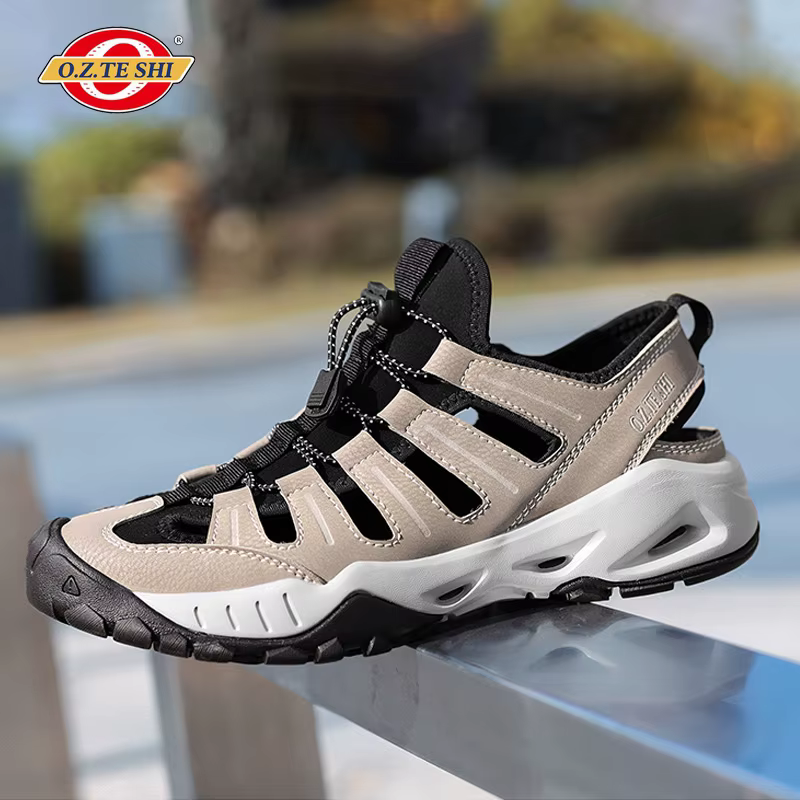 Sandalias senderismo hombre – O.ZTESHI ligeras transpirables agua outdoor - imagen 5