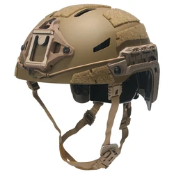 Caiman Bump casco táctico Airsoft con gafas paintball y máscara