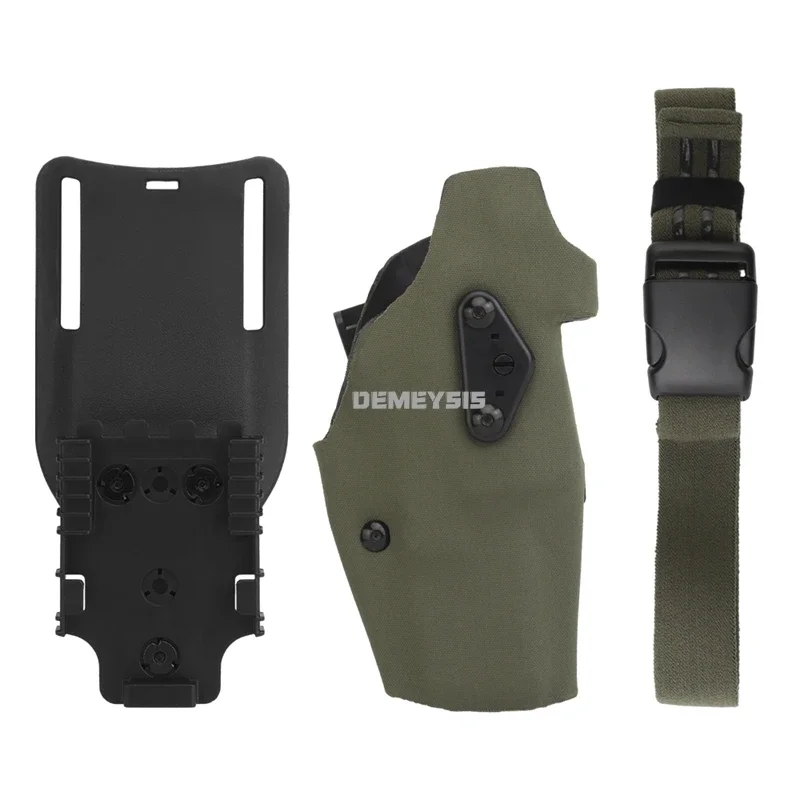 Funda táctica de pistola G17 con bloqueo rápido para cinturón