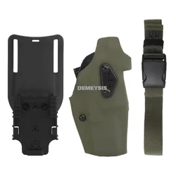 Funda táctica de pistola G17 con bloqueo rápido para cinturón