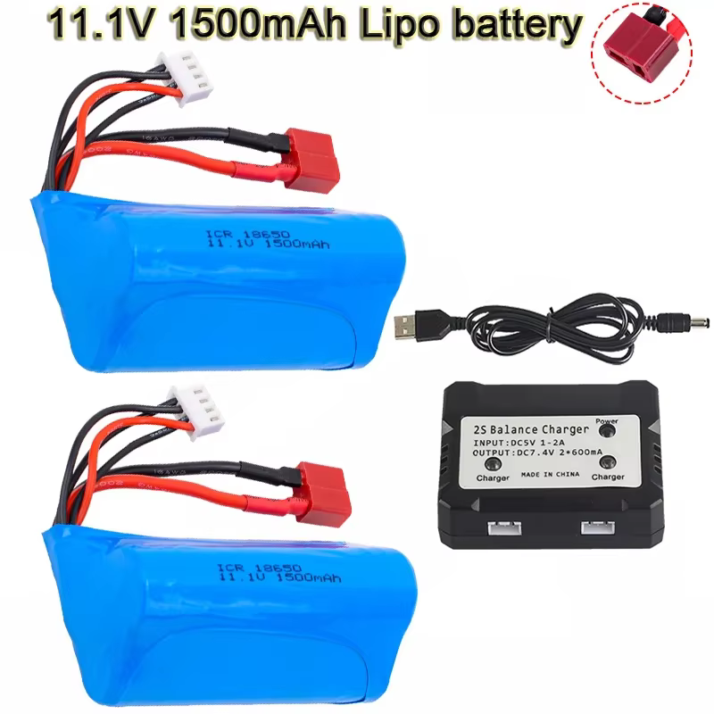 Batería LiPo recargable para coches radiocontrol de larga duración