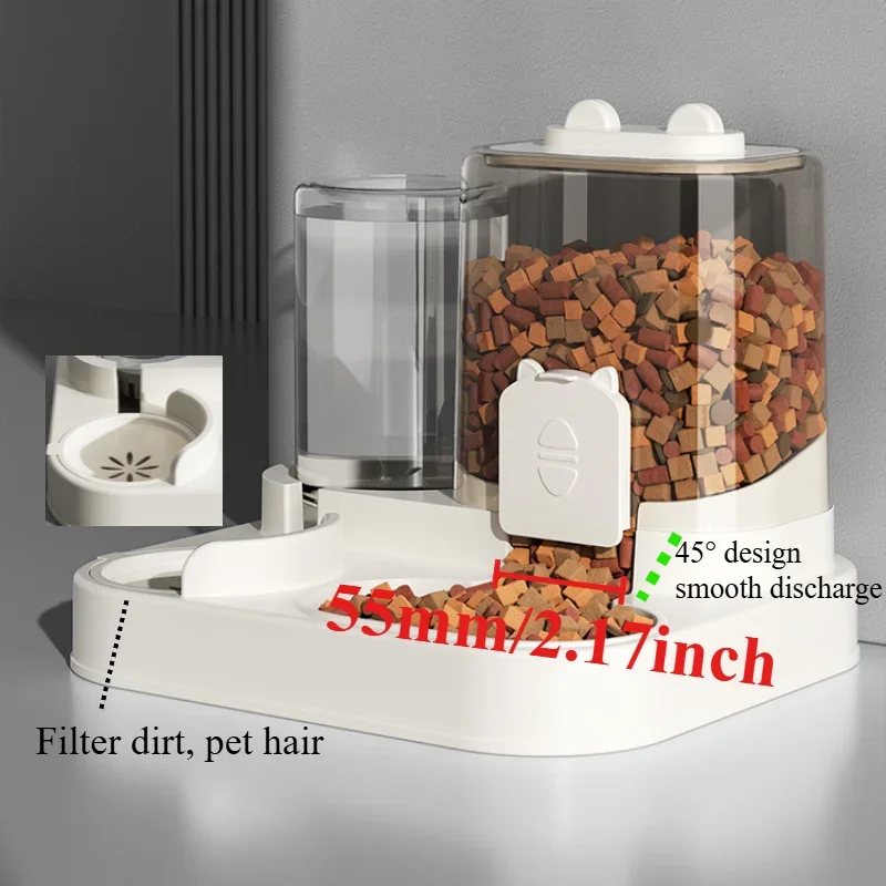 Dispensador automático de pienso y agua para perros o gatos - imagen 3