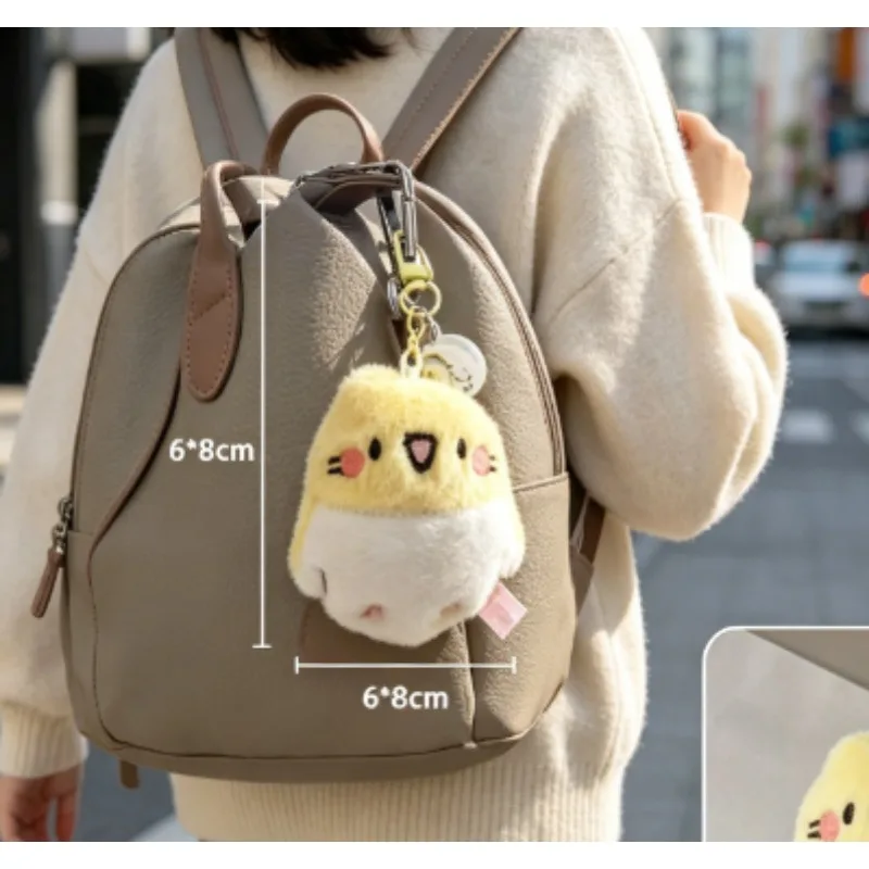 Colgante de peluche loro mini para bolsos y llaves, adorable - imagen 2