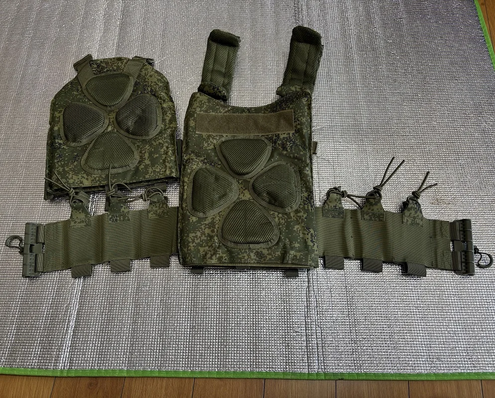 Chaleco táctico impermeable 530D nailon MOLLE con corte láser - imagen 4