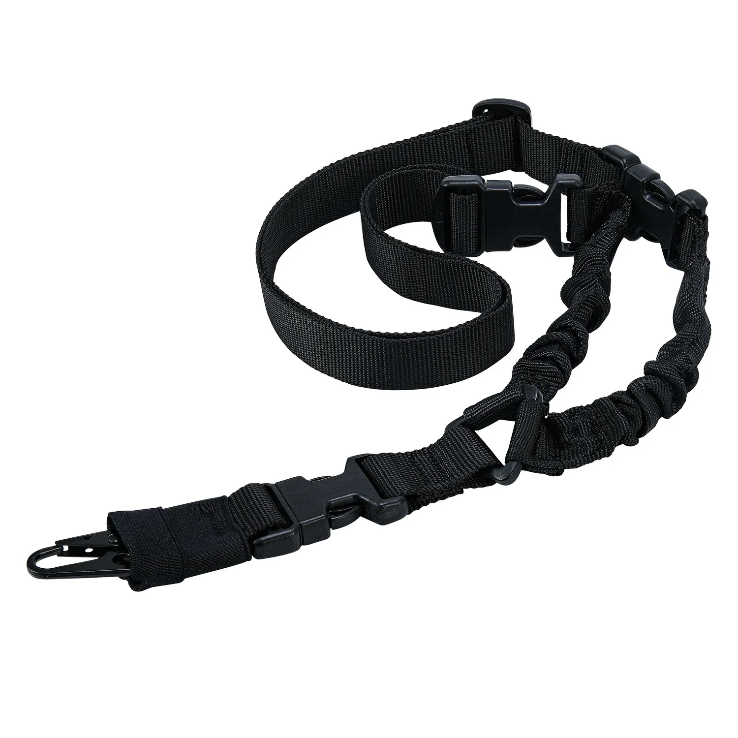 Eslinga táctica ajustable para pistola y rifle de cuerda elástica - imagen 4