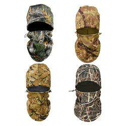 Cubrefaces táctico camuflaje polar térmico cortaviento para invierno
