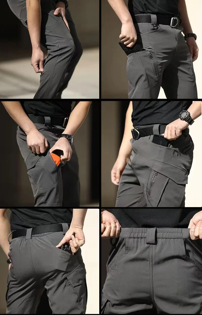 Uniforme táctico ripstop con pantalón cargo MOLLE para airsoft - imagen 3