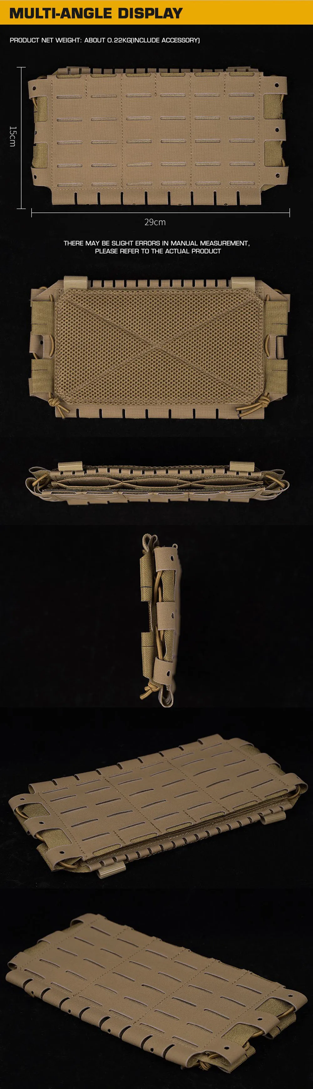 Sistema Molle detalle