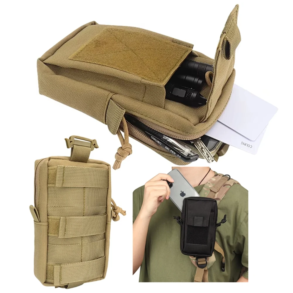 Bolsa táctica MOLLE multifuncional para cintura y exterior