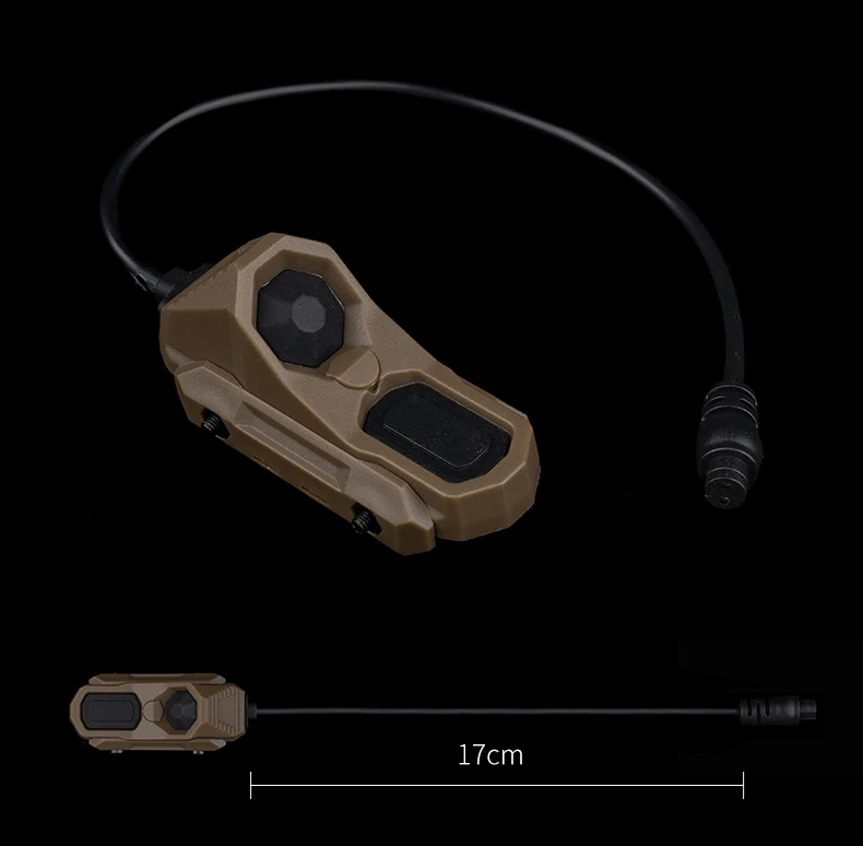 Interruptor y conector en perspectiva