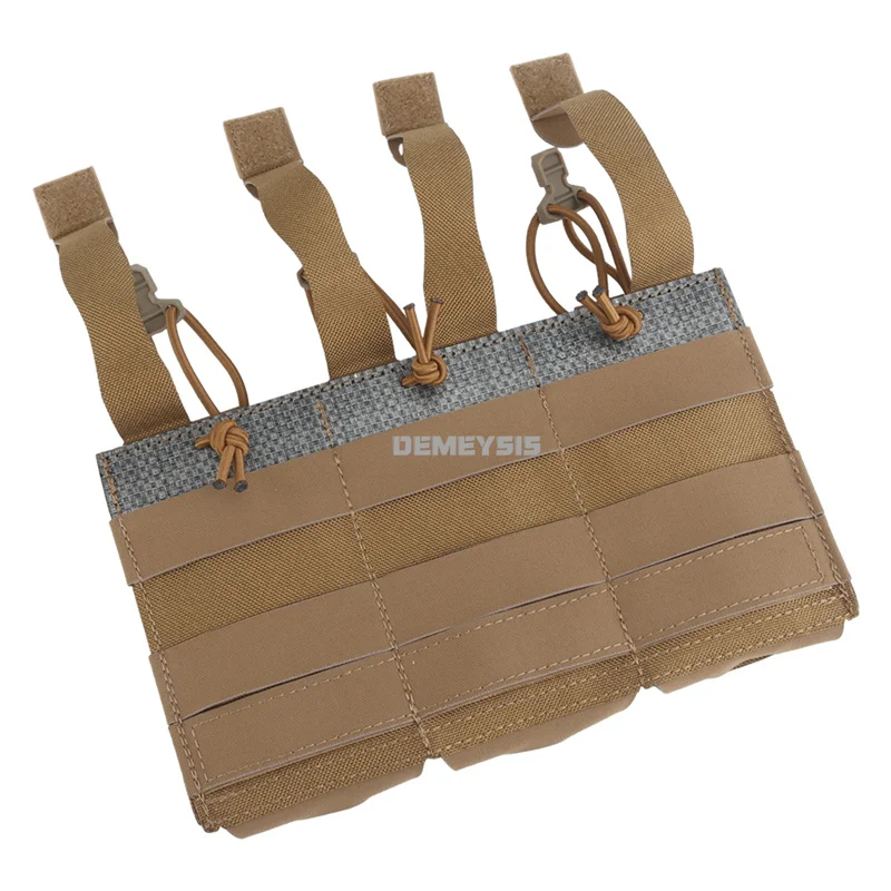 Portacargador táctico MOLLE elástico para rifle, chaleco de caza - imagen 3