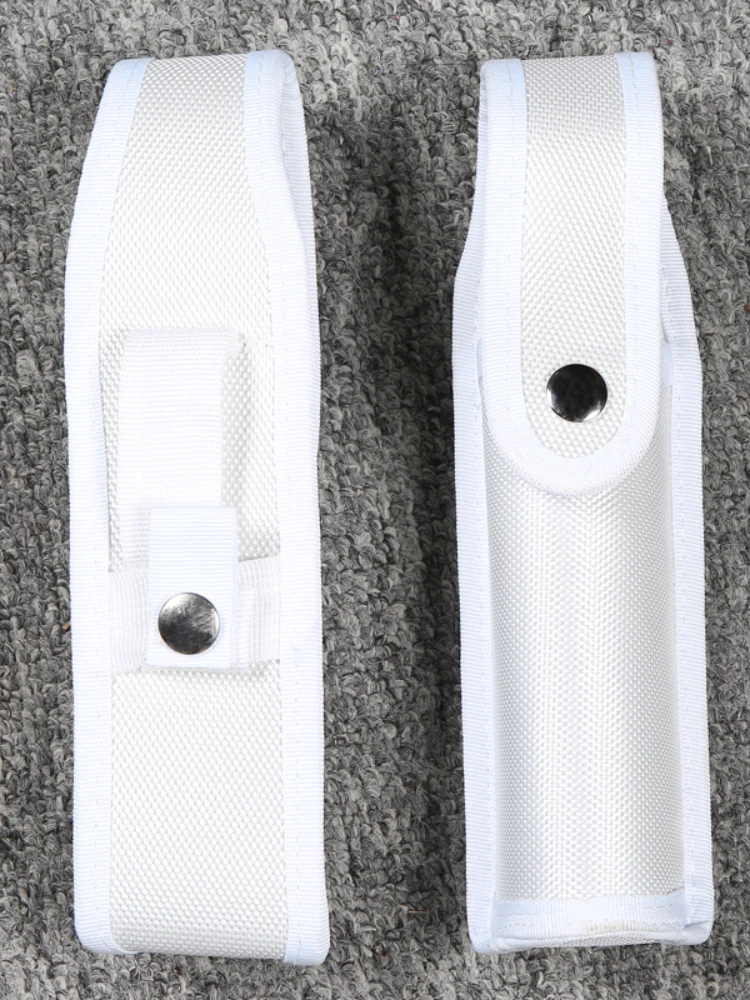 Cinturón táctico negro multifuncional con bolsa para patrullaje - imagen 2