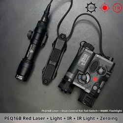 PEQ16B puntero láser táctico IR rojo y verde exterior M300 M600