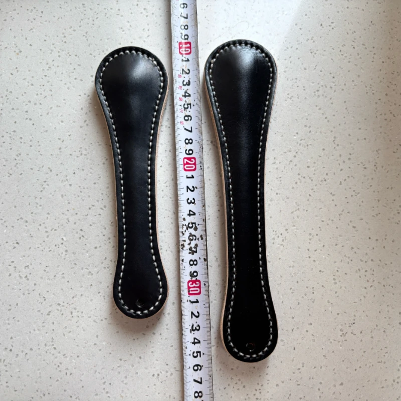 Claqueta de cuero con plomo, cosida a mano, entrenamiento fitness