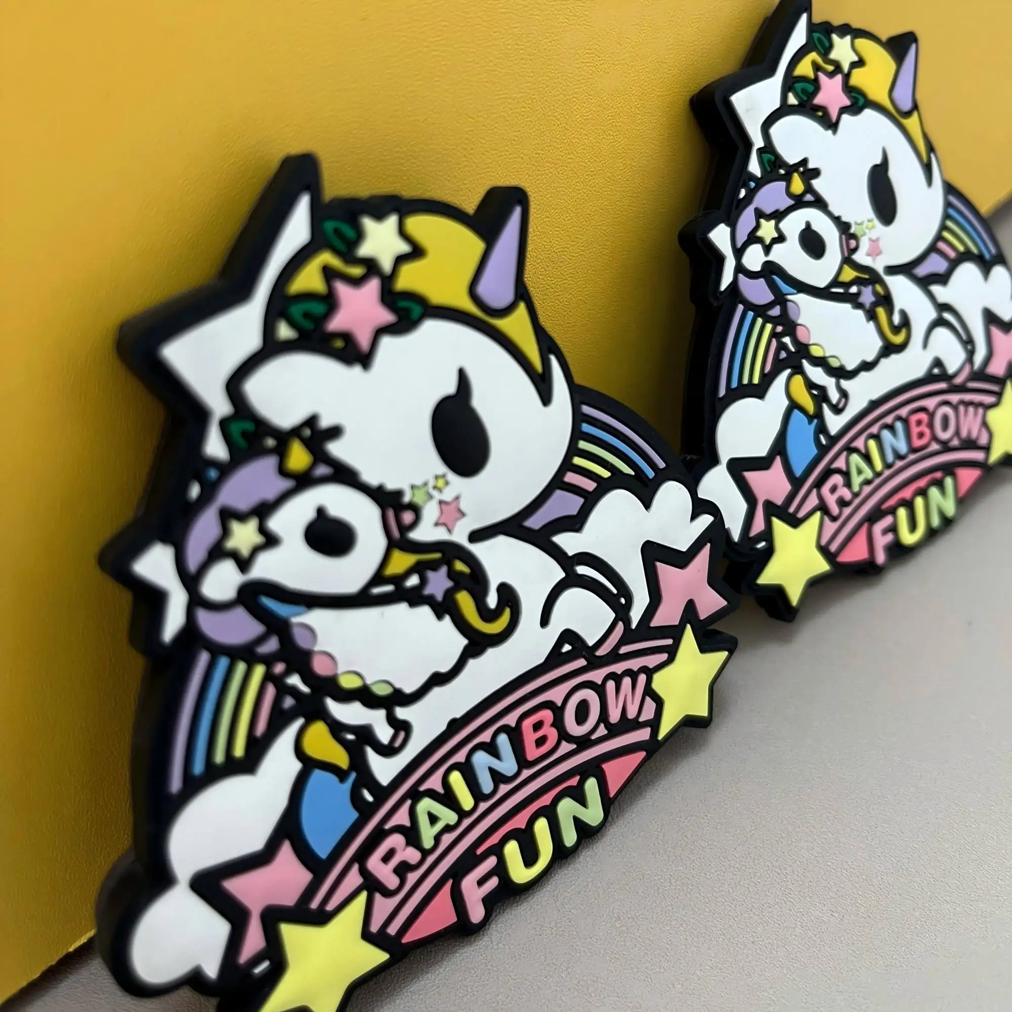 Imán de nevera personalizado de PVC 2D/3D con logotipo
