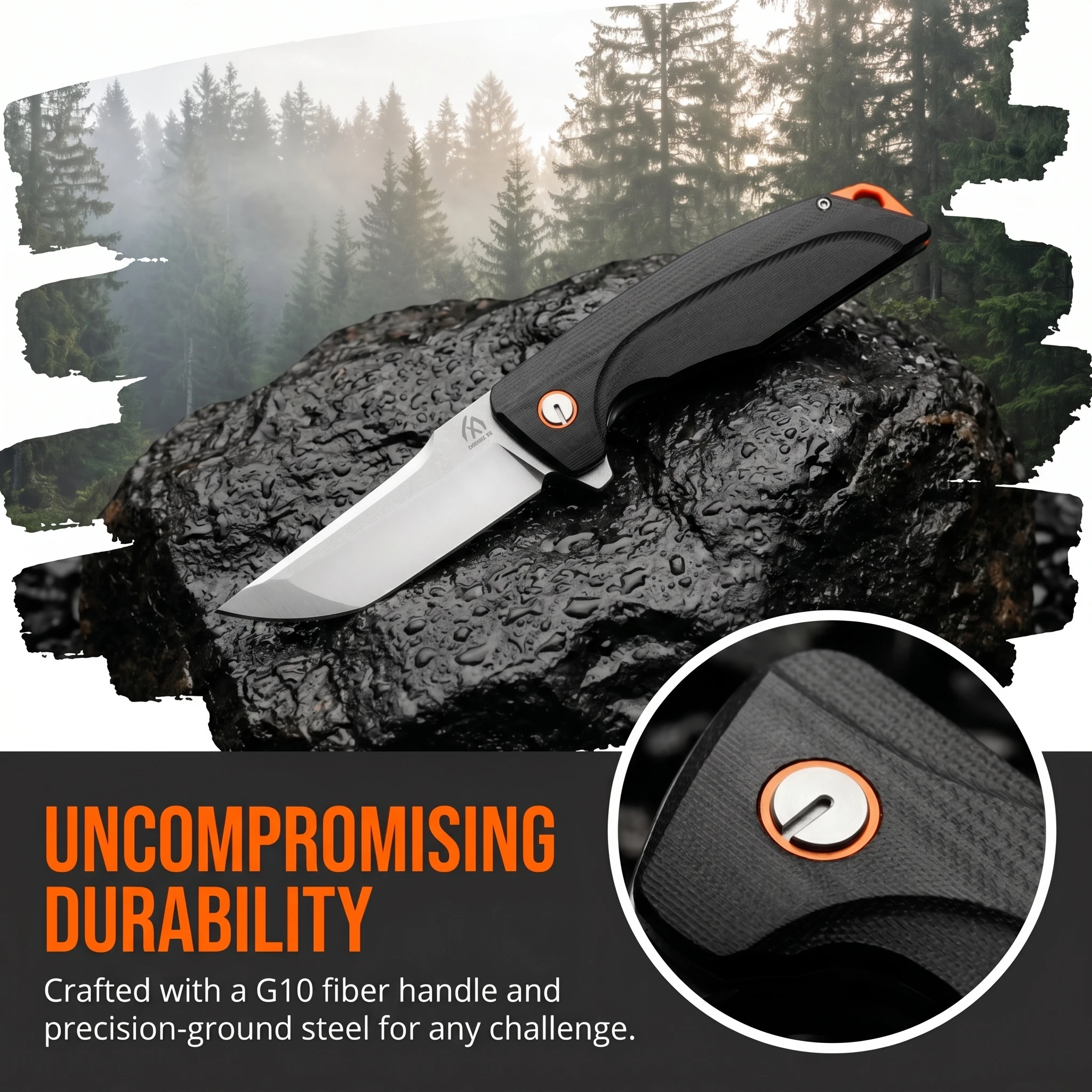 Cuchillo plegable táctico de uso exterior multifunción para regalo - imagen 5