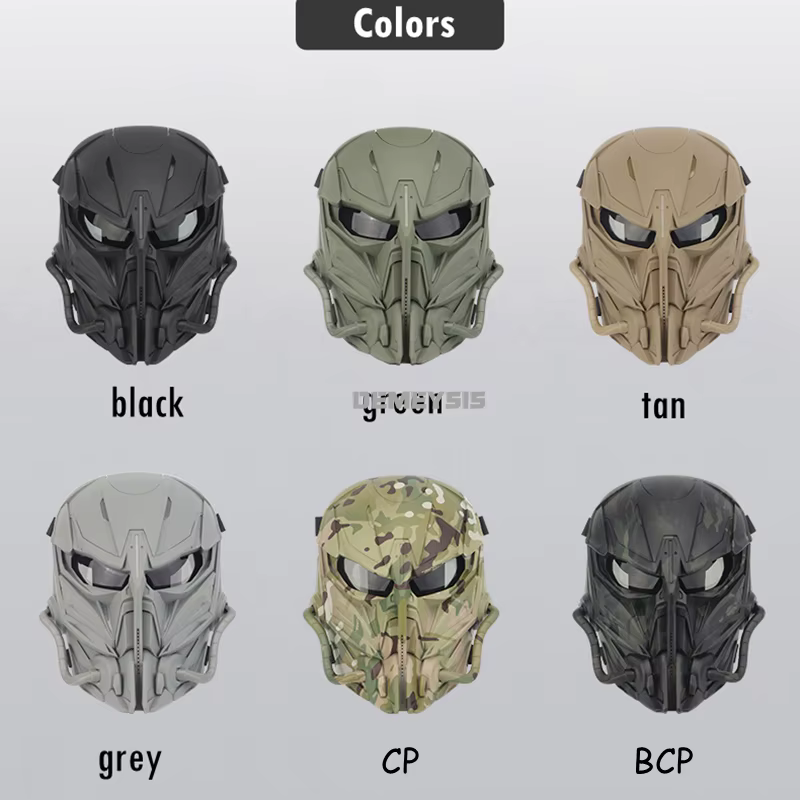 Máscara protección facial completa Airsoft – Táctica Paintball - imagen 3