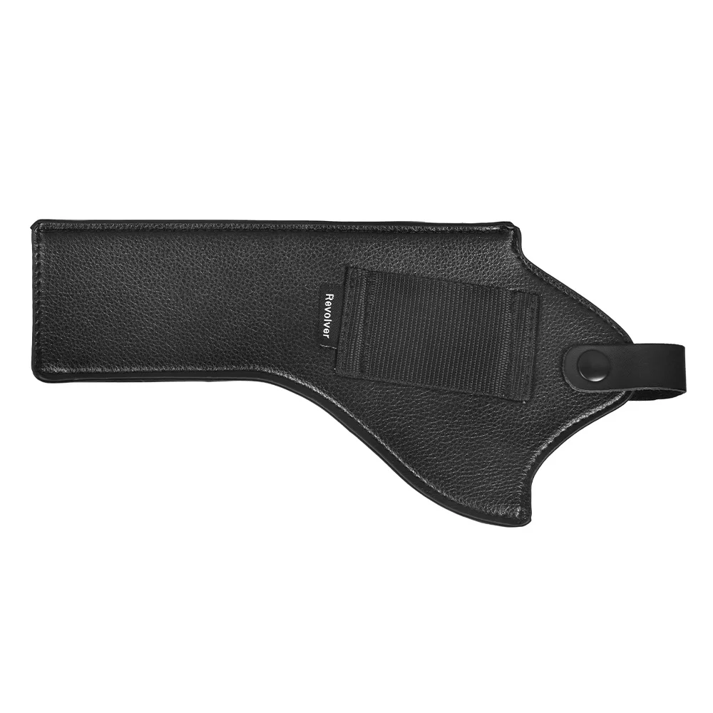 Funda táctica de revólver cuero universal rápida Airsoft para caza - imagen 3