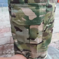 Uniforme táctico camo airsoft, caza y paintball con bolsillo carga