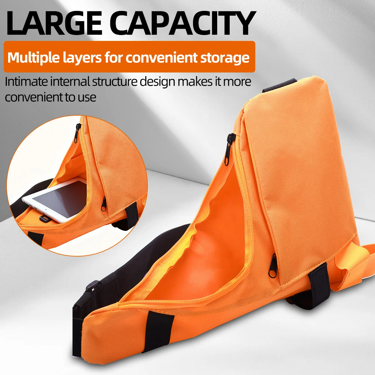 Bolsa ABBREE en L para walkie UV-5R – Táctica impermeable manos libres - imagen 4