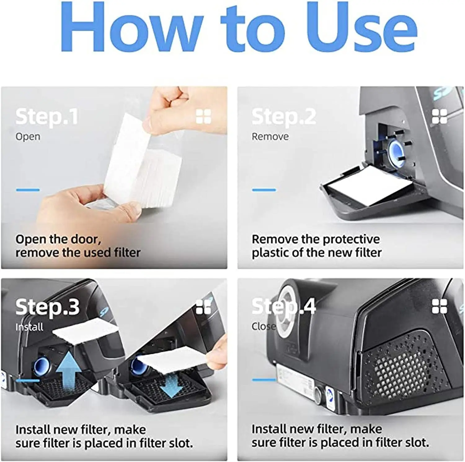 Filtro espuma CPAP universal compatible ResMed AirSense Philips Respironics - imagen 4