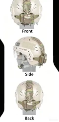 Funda táctica de batería NVG con Velcro para casco
