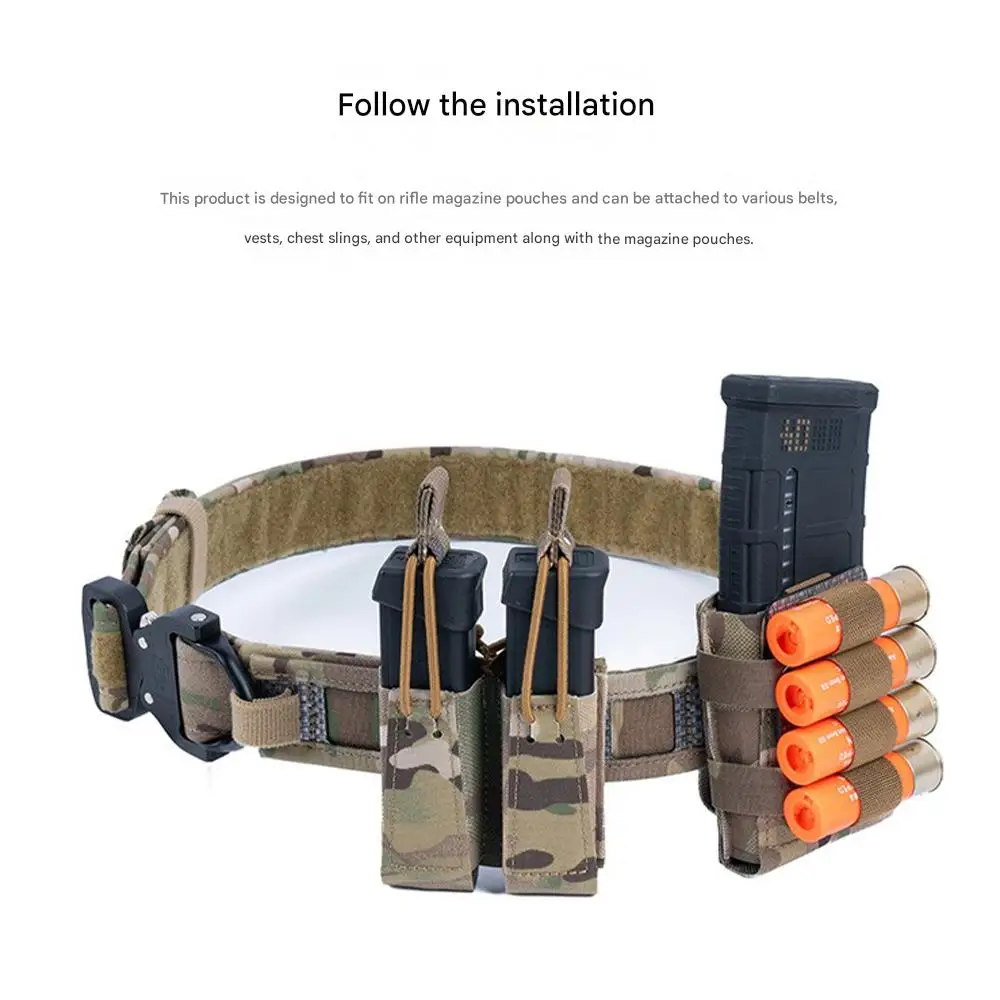 Bolsa porta cargadores rifle 5.56 táctica para chaleco o mochila - imagen 5