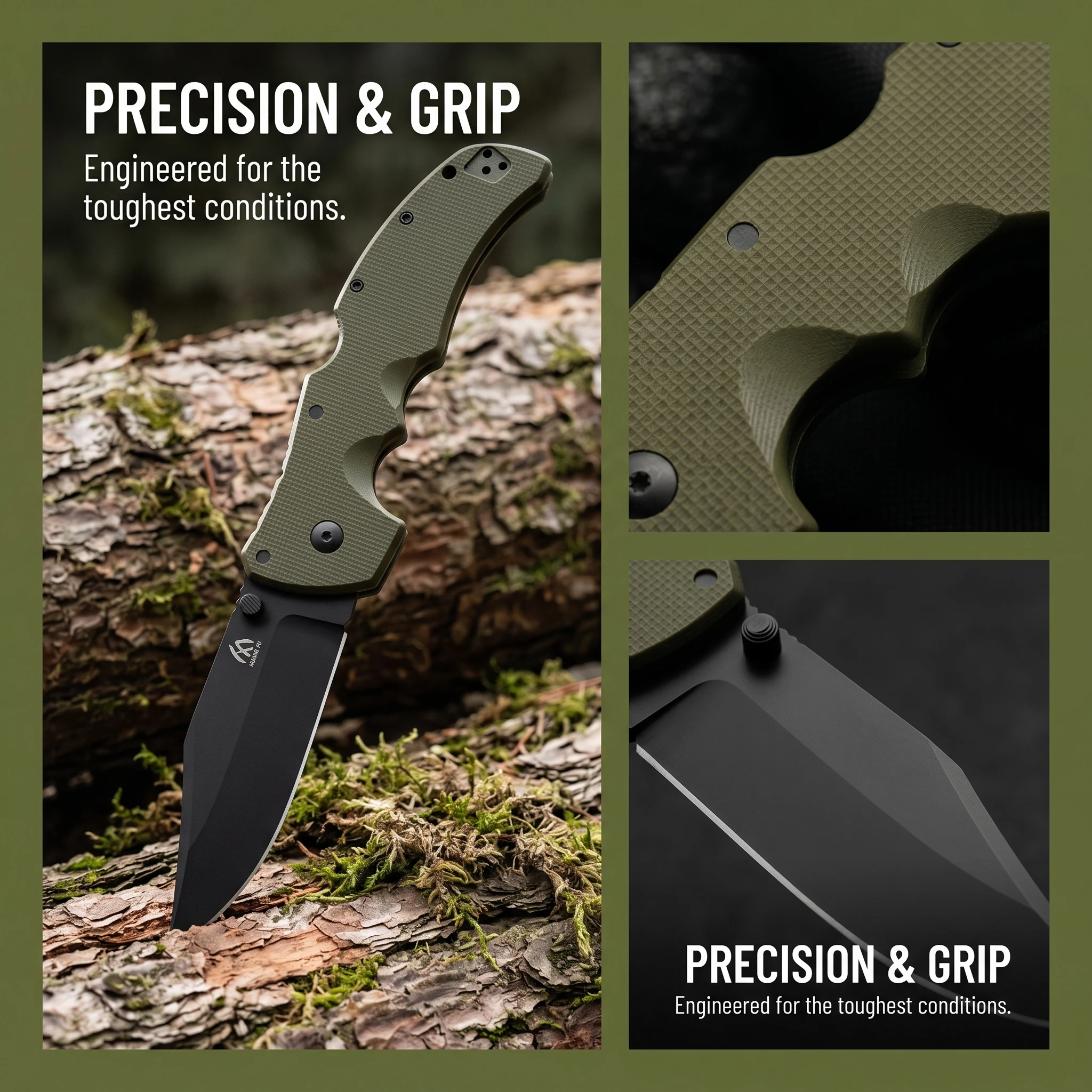 Cuchillo plegable táctico multifunción para al aire libre y regalo - imagen 3