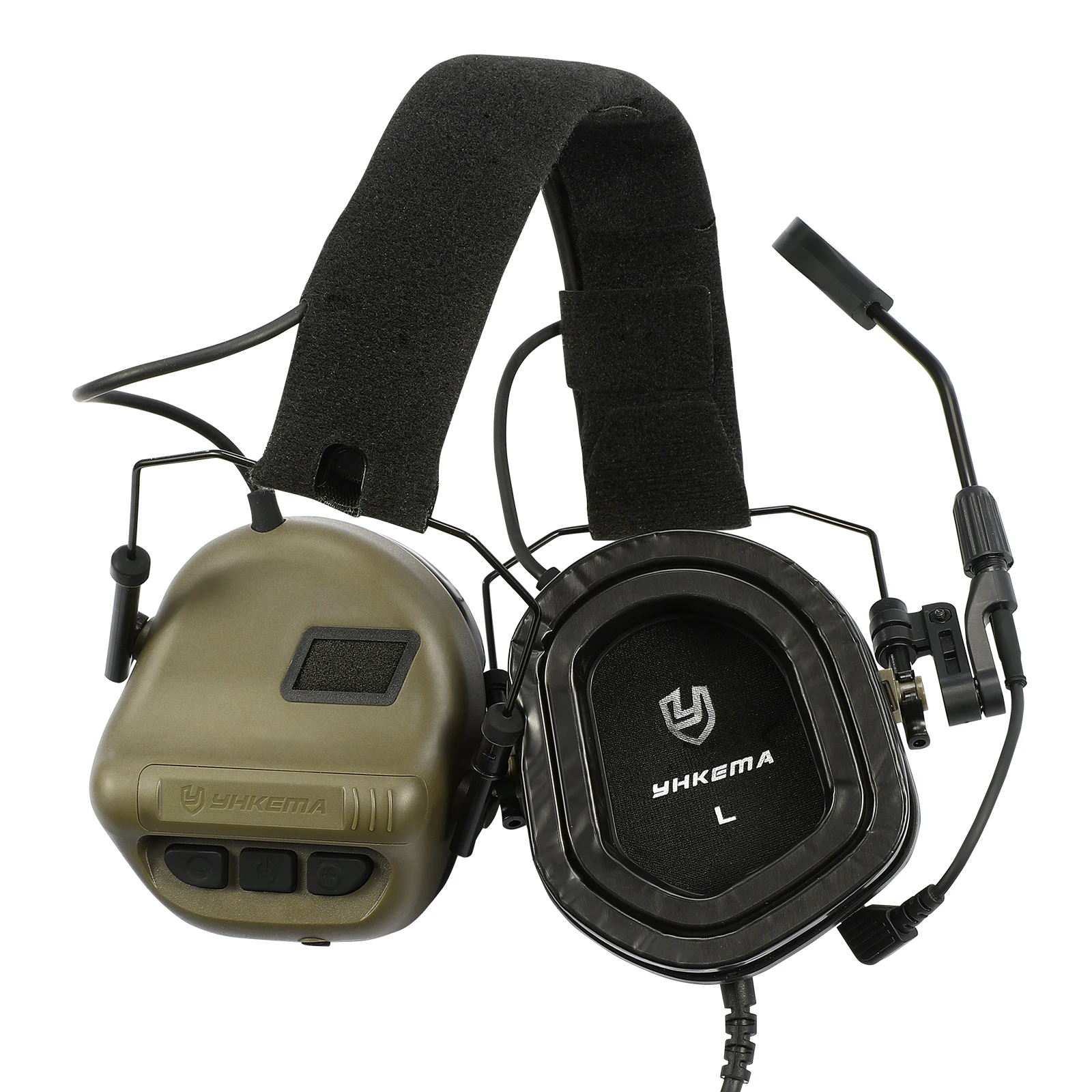 Auriculares tácticos DSP con micrófono de brazo para tiro y caza - imagen 4