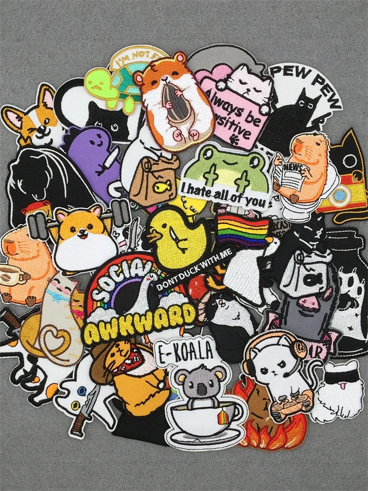 Parche bordado termoadhesivo animales – Insignia para coser o planchar - imagen 5
