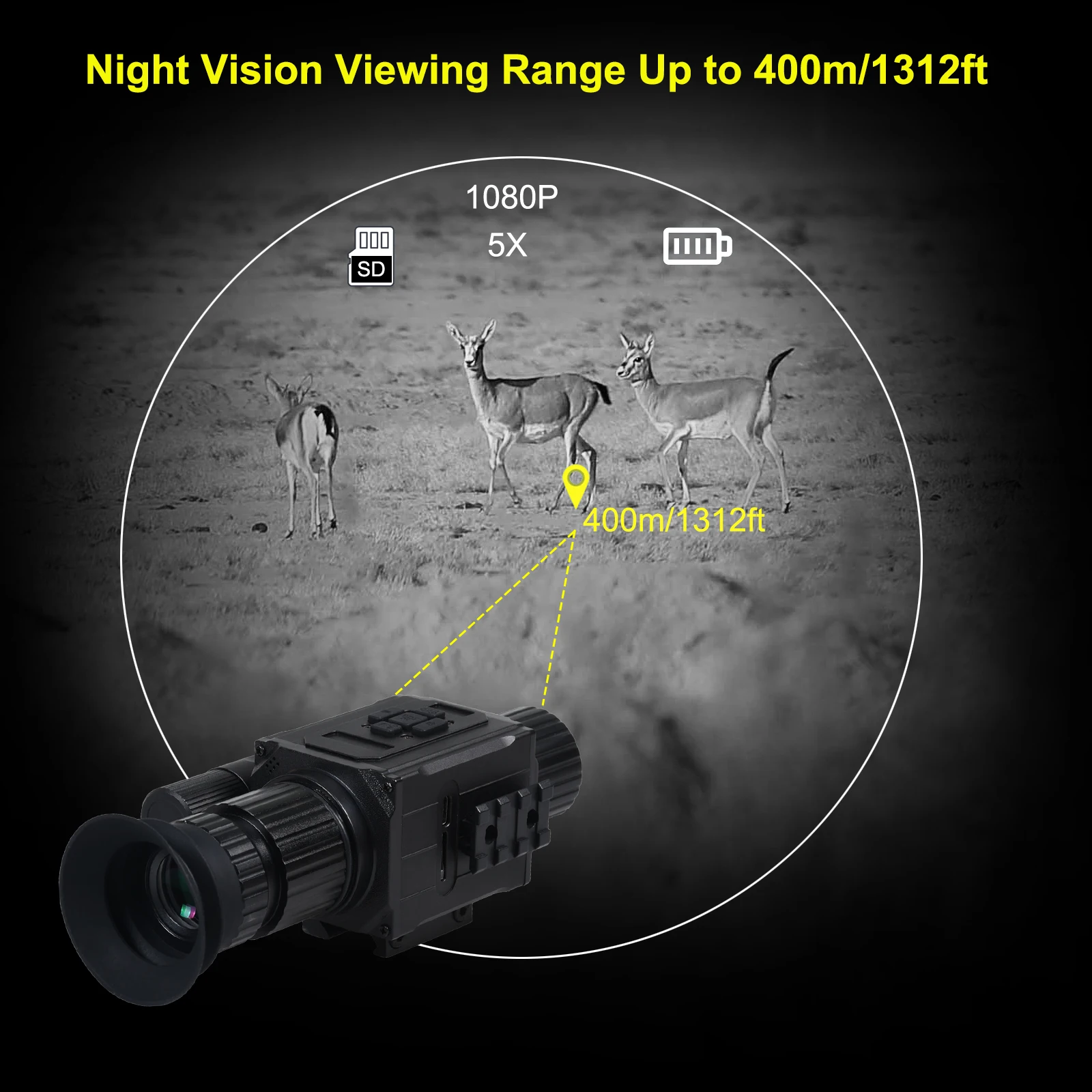 Casco táctico con visión nocturna NVG y mira telescópica IR - imagen 5