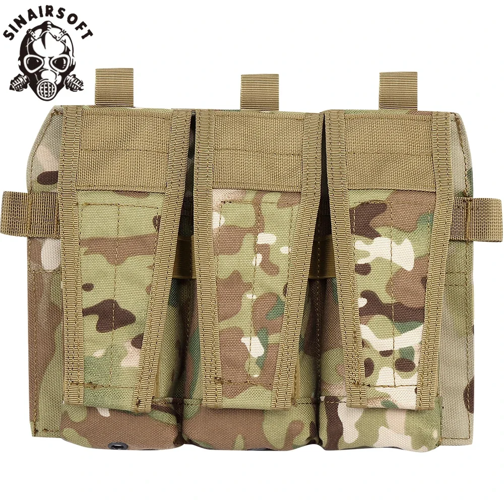 Bolsa MOLLE Triple 5.56mm para chaleco táctico AVS JPC 2.0 - imagen 5