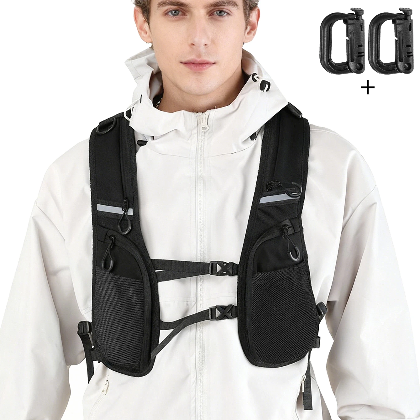 Chaleco táctico ligero hombre con cintura ajustable aire libre - imagen 4