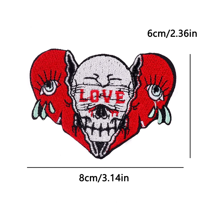 Parche STALKER bioquímico nuclear con rayas bordado para ropa punk - imagen 4