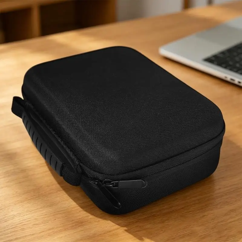 Estuche rígido concha para almacenamiento de cortapelos y accesorios