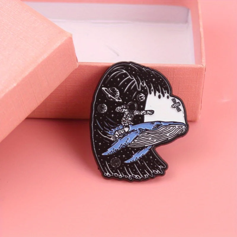 Pin con estética de ciencia ficción para accesorizar