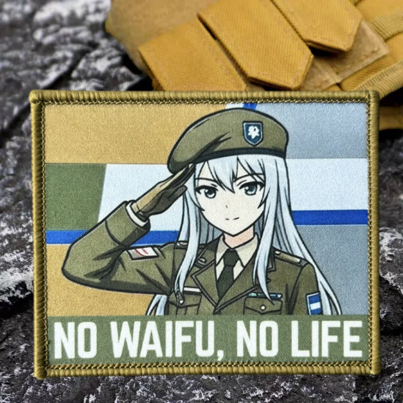 Parche táctico moral anime con gancho y bucle para gorras - imagen 4