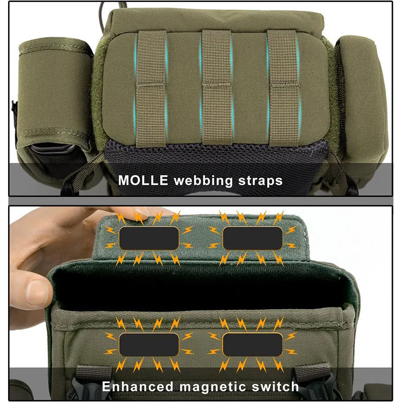 Arnés binocular táctico de pecho impermeable portátil para caza y aves - imagen 2