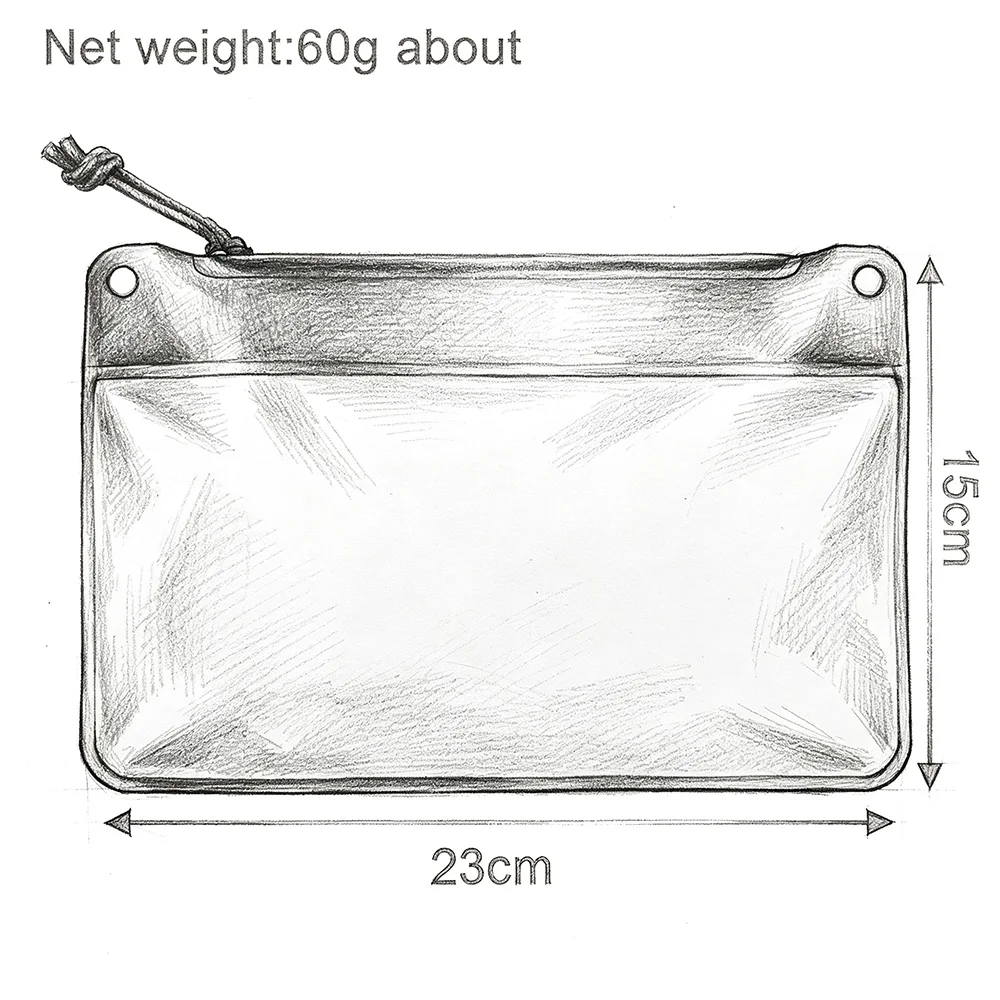 Bolsa estanca plegable transparente portátil para caza y viajes - imagen 5