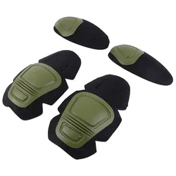 Rodilleras tácticas acolchadas con coderas para airsoft y paintball