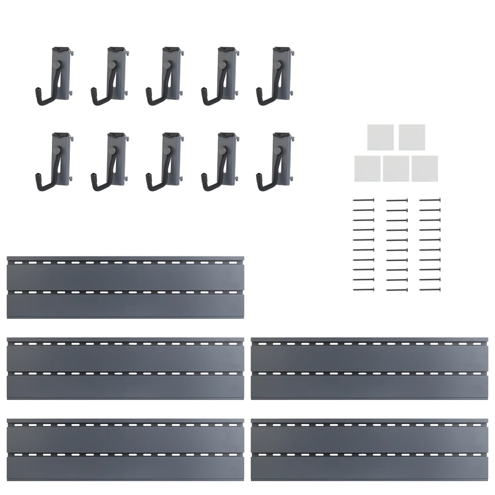 Soporte de pared táctico para rifle, ganchos y estantes para cascos - imagen 5