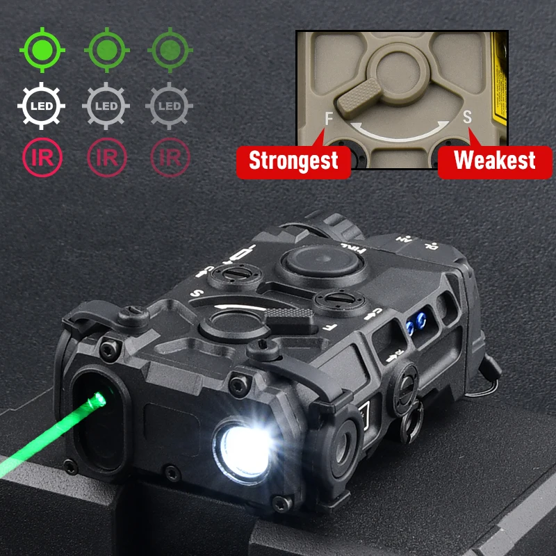 Puntero láser táctico OGL con mira roja y verde IR para airsoft - imagen 5