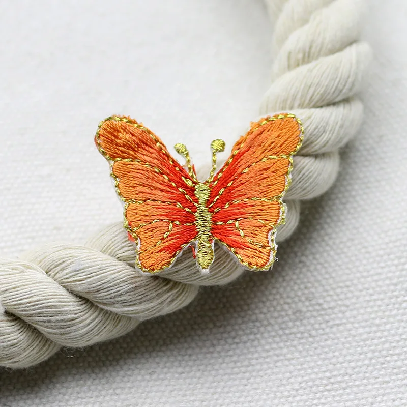 Parche termoadhesivo bordado mariposa para planchar, reparación DIY - imagen 2