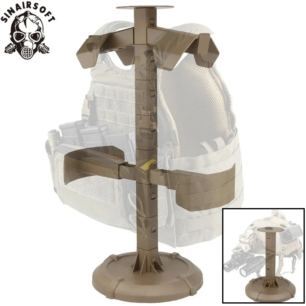 SINAIRSOFT Soporte expositor táctico para portaplacas y casco - imagen 5