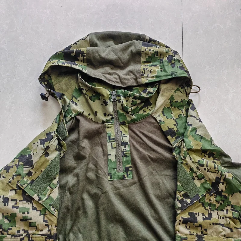 G3 Sudadera táctica con capucha plegable transpirable nylon y algodón - imagen 2