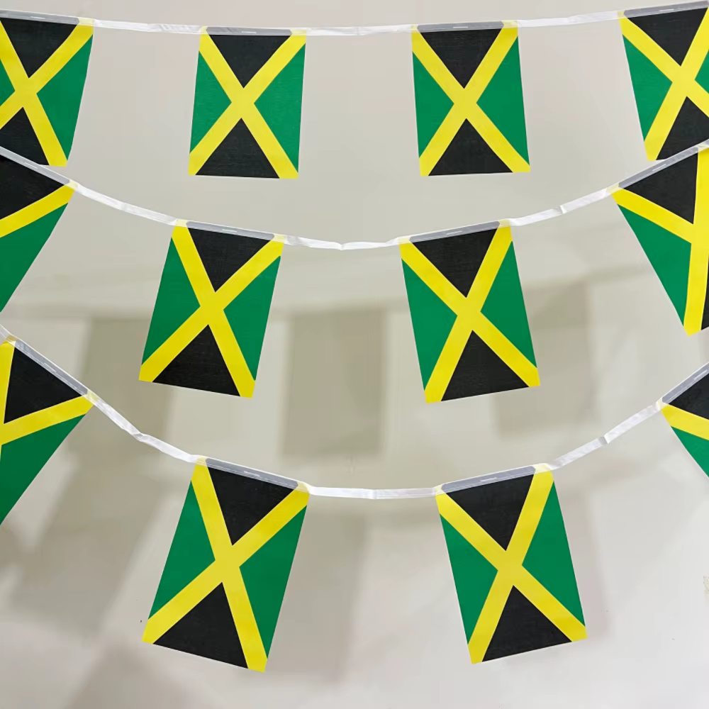 Bandera jamaicana decorativa