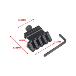 Montura táctica Tri-RM 30/45° para punto rojo Picatinny
